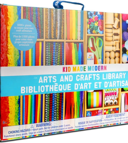 Arts and Crafts Supply Library - Coloring Arts and Crafts Kit